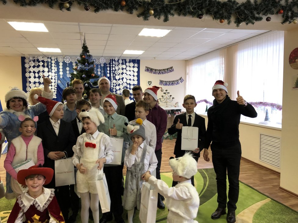 Новогодние праздники в Гомельском детском доме